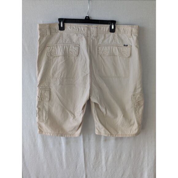 Y2k Ecko Unltd. Baggy Cargo Shorts Cream Men's Size 40 - Picture 9 of 13